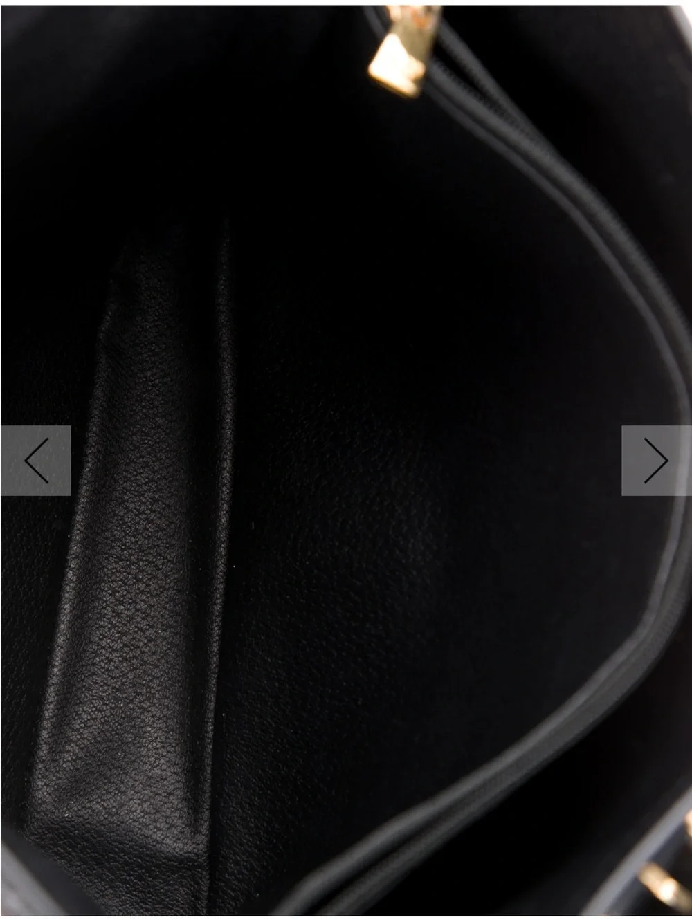 Celine Brown and Black Logo-Print Leather Trim Tote